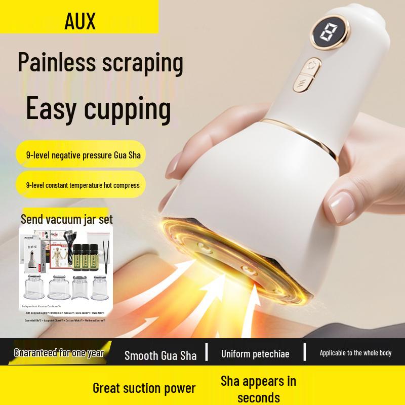 Oakes Electric Gua Sha & Cupping Massager: Meridian Dredging, Dampness Removal, and Vacuum Therapy Device.
