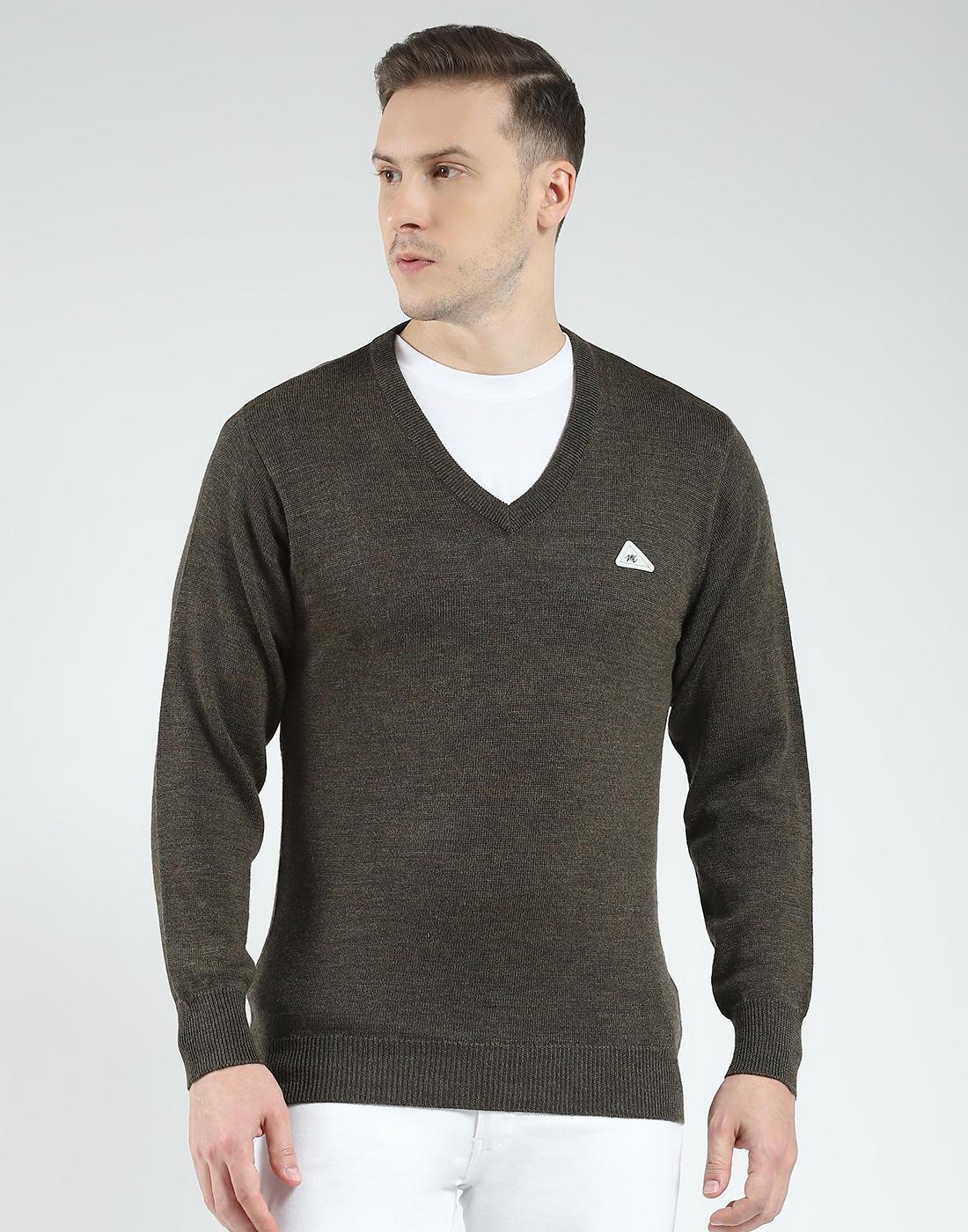 

Monte Carlo Men s Wool Full Sleeves Sweater | V-Neck | Regular Fit| Solid Pattern |Warm & Stylish Pullover Cardigan for Men XXL