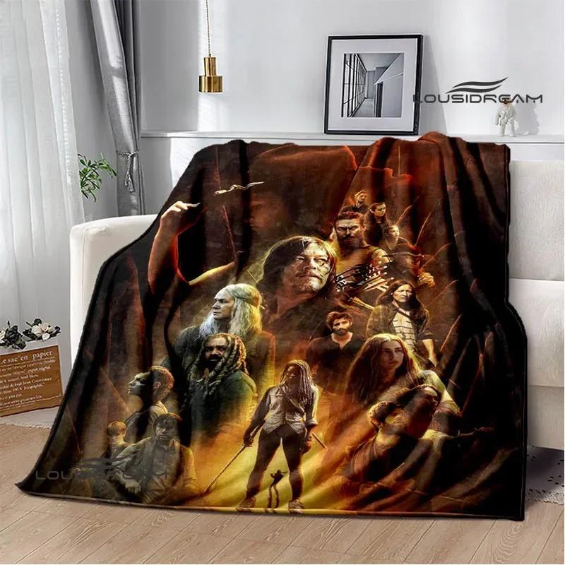 The Walking Dead printed blanket picnic blanket Warm Flannel blankets Soft and comfortable blanket bed linings Birthday Gift