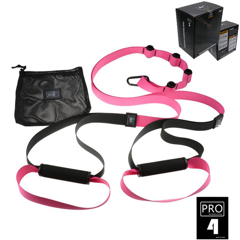 

Тренажерный зал Дом Подвесной Сопротивление Силовая тренировка Ремень Тренировка Фитнес-тренер Pink Pro 4