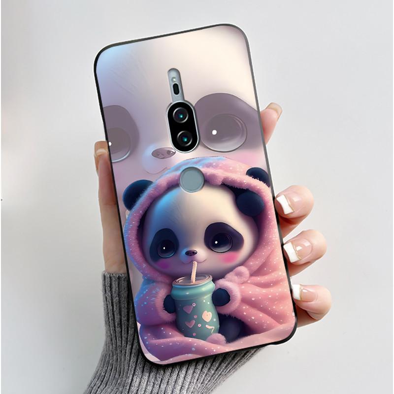 Fodral För Sony Xperia XZ2 Premium Silikon Mjuk Lyxig Söt Kärlek Kanin Baksida För Xperia XZ2premium H8166 H8116 SO-04K Fodral