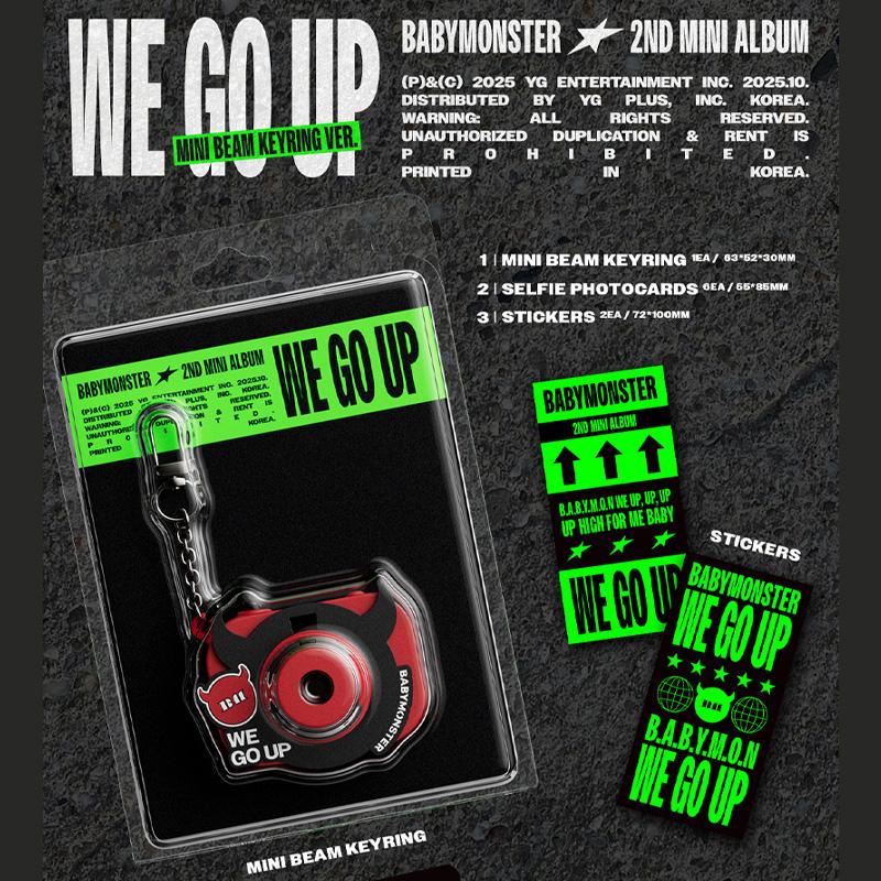 [PRE ORDER] BABYMONSTER – 2nd Mini Album [WE GO UP] (Mini Beam Keyring Ver.)
