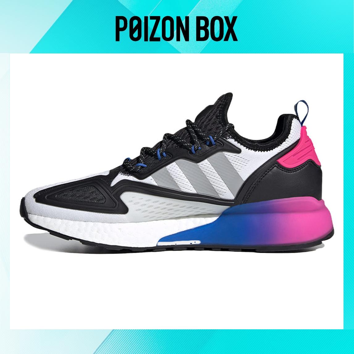 

кроссовки adidas originals ZX 2K Boost White Multi Purple Pink FX8835