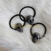 49MD Halloween Skull Hair Rope for Adult Female Punk Skull Head Hairband Festival Party Hair Band Women Hair Accessories