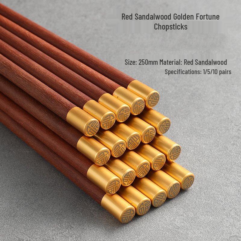 ZISIZ Massivholz Essstäbchen Set