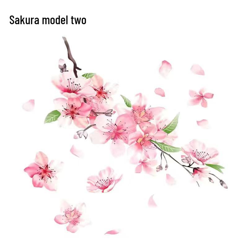 Romantic Cherry Blossom Waterproof Car Body & Bumper Decal