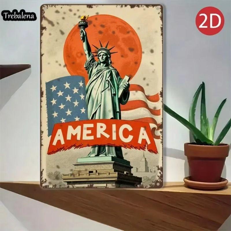 Metal Wall Decorative Paintings for Kitchen Farm Cafe Bar Interior