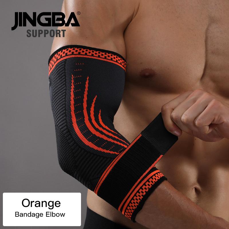 JINGBA SUPPORT 1PCS Football Ankle support+Basketball knee Pad Elbow brace support protector +Wristband boxing hand wrap Support