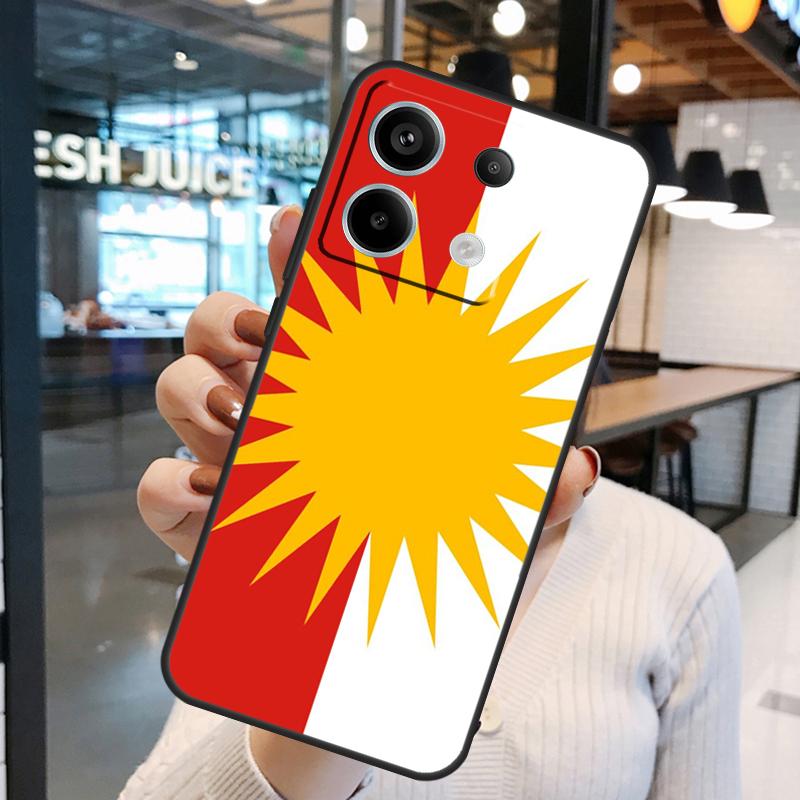 Yazidis Flag Case For Xiaomi Redmi Note 15 Pro Plus 10 11 12 13 14 Pro Redmi 15 15C 10C 12C 13C 14C Cover