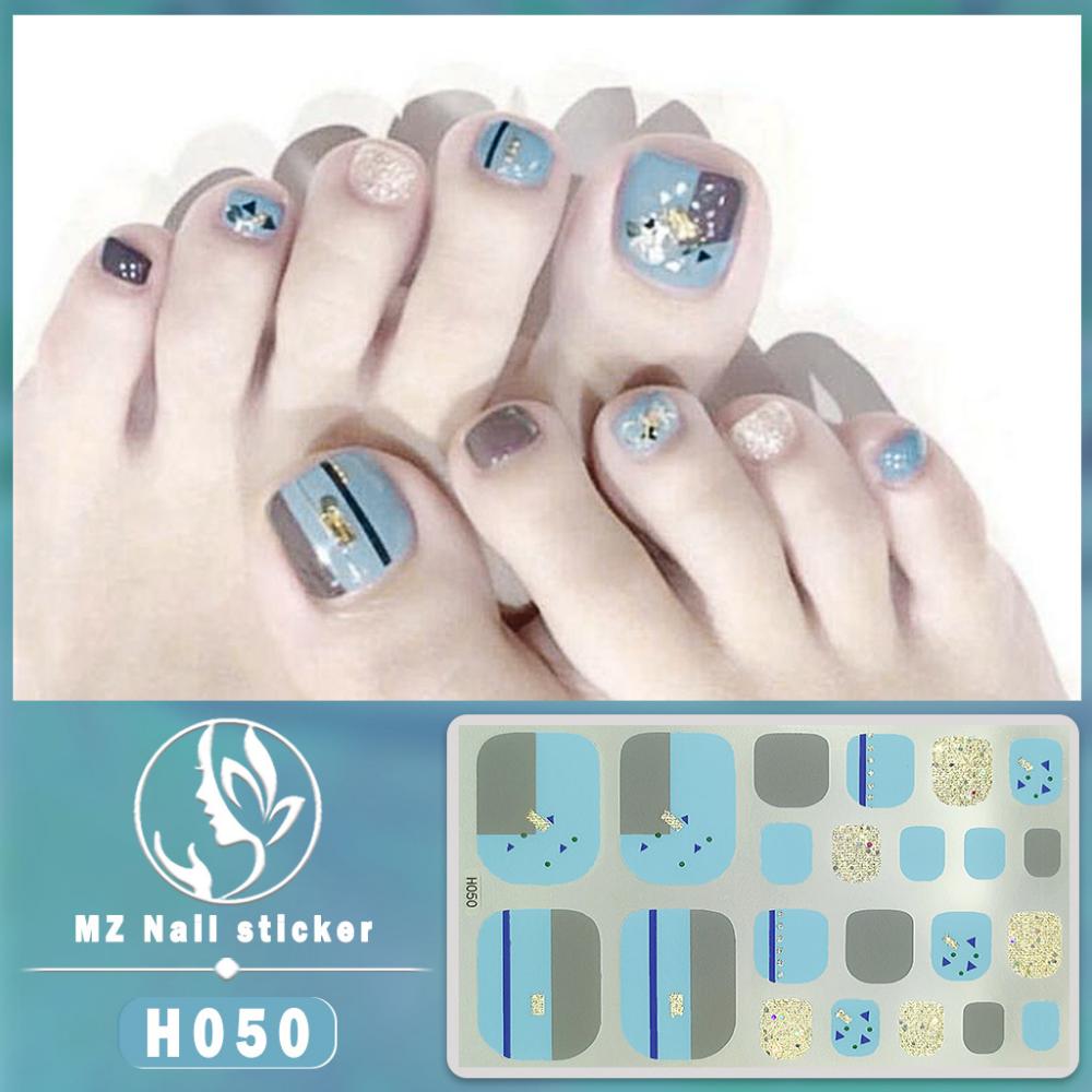 Fake Nails Toenail Sticker 3D Imitation Diamond Manicure Patch Waterproof and Long-lasting Whitening Toenail Sticker Wholesale