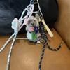 Miu tether wool felt puppy lamb sloth handmade pendant bag pendant car key chain pendant