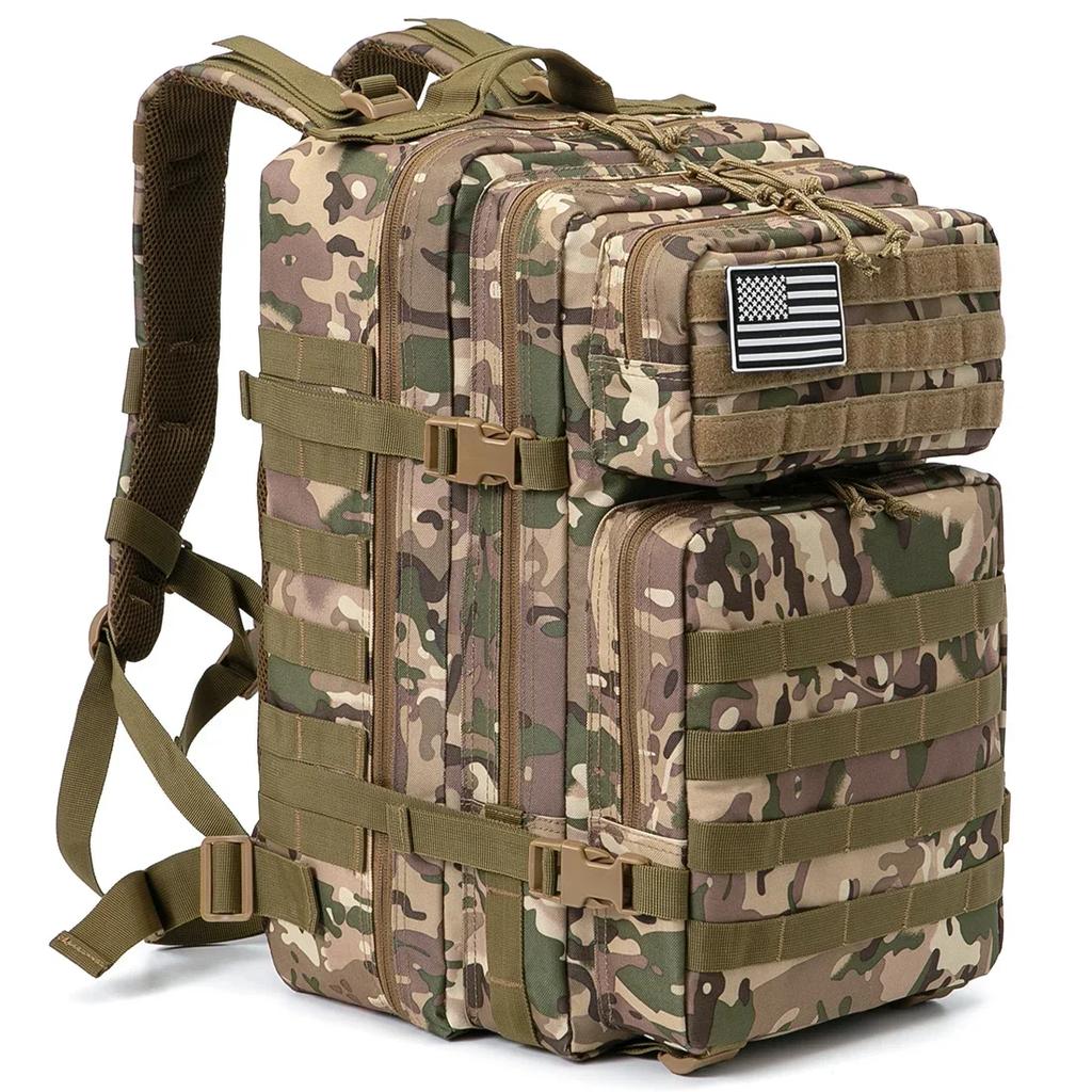 45L GYM Fitness Style Backpacks for Men/women Outdoor Tactical Training Molle Survival Bag Hiking Trekking Rucksack