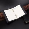 A5 Leather 6-Ring Binder Notebook with Free Shipping