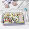 Transparent Desktop File Storage Box With Lid Document Organizer Case Desk Paper Container School Office Supplies Stationery