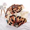 1pc Floral Leopard Automatic Open/close Umbrella, 8-Rib Sturdy Structure, Auto Folding/Opening, Portable Travel Umbrella for Women,110