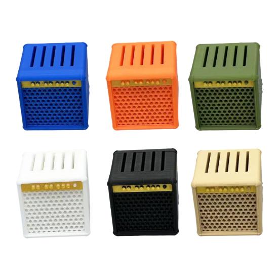 Guitar Pick Storage Box Retro Amplifier Design Pick Holder Pick Organizer Holds 5 Picks Display Stand Gift for Musicians Guitarists