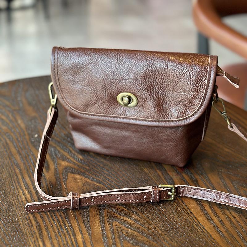 

Johnature универсальные женские сумки на плечо из натуральной кожи, простая маленькая сумка-мессенджер из натуральной мягкой натуральной яловой кожи кофейный