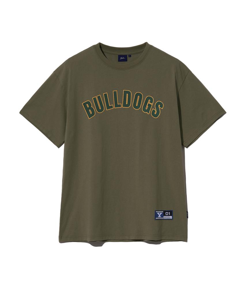 YALE 2-Pack Bulldogs Arch Short Sleeve T-Shirt White/Khaki