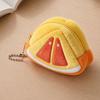 Plush Coin Purse Cute Wallet Small Coin Pouch Mini Change Purse Case Fruit Zipper