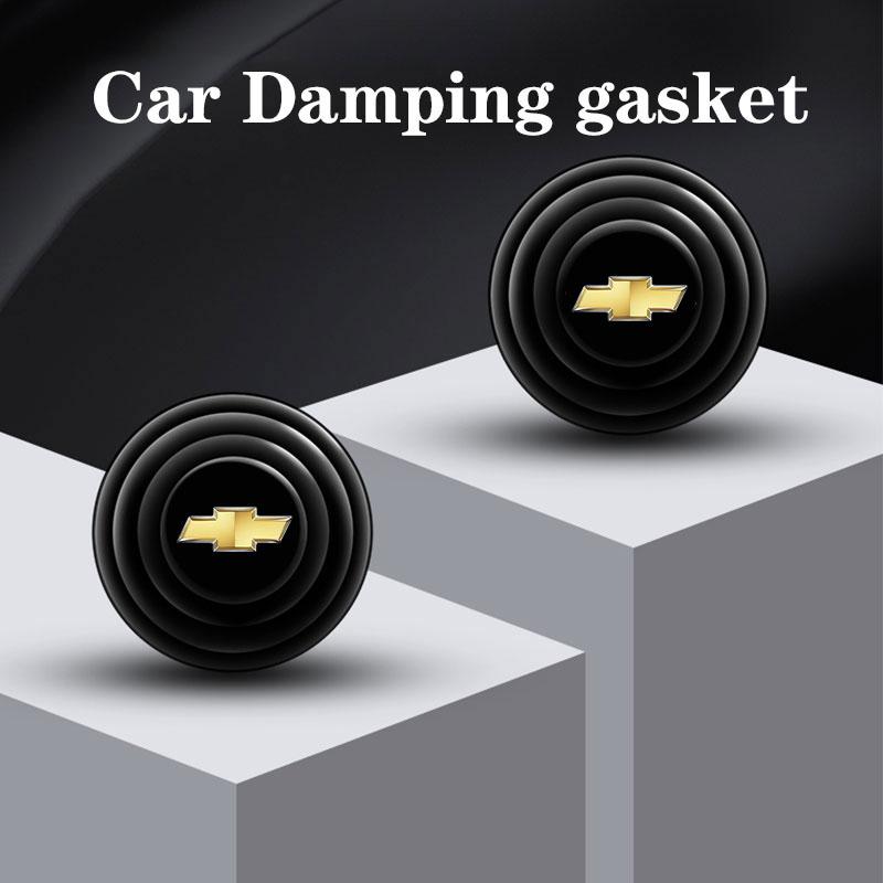 Car Door Silicone Anti Shock Pad Universal Trunk Sound Insulation Pad For Chevrolet Colorado Cruze Spark Captiva Malibu Trax LC2
