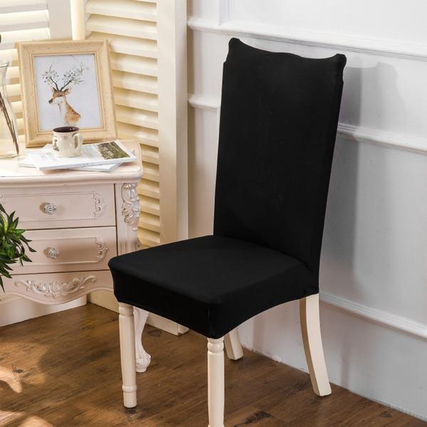 Solid Color Stretch Chair Cover Furniture Living Room Accessorie Decoration