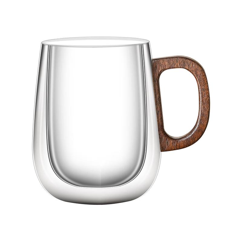 Стеклянная кофейная кружка GRENAS с двойными стенками