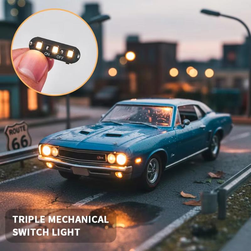 1Pcs Wireless Light 3-Watt High Brightness Switch Led Lamp Toys For Diy Model Making/Gun-Dam/Dollhouse Decoration/Diorama