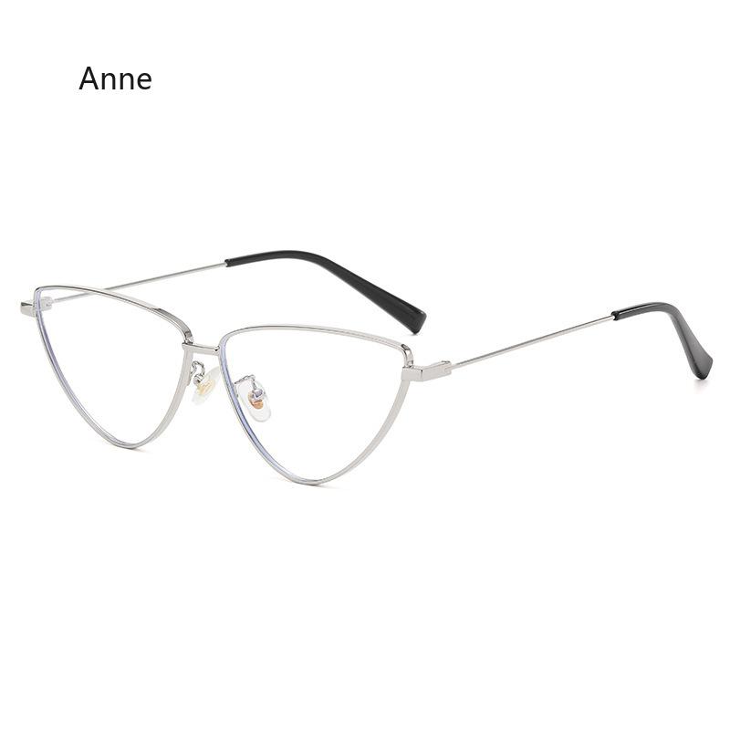 

Black Vintage Cat Eye Sunglasses For Women Metal Narrow Small Oval Sun Glasses For Ladies Retro Triangle Cat Eye Eyewear Shades