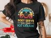 Pickleball T-Shirt Comfort Colors Soft Serve Lustiges Eis Sommer T-Shirt