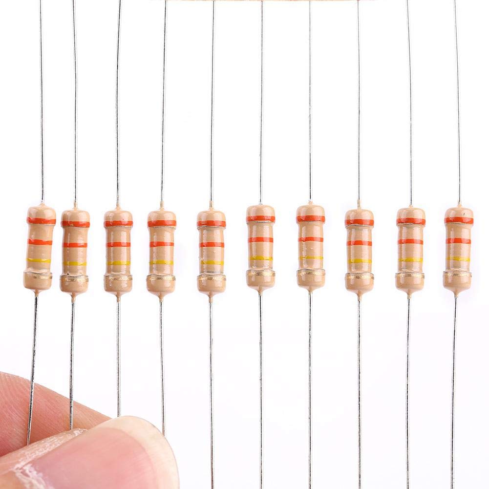 100 Value 1000pcs 1-10M Ohm 1 2W Carbon Film Resistor Assorted Kit Resistor Kit