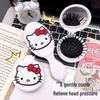 Cute KT Cat Mini Air Cushion Travel Comb for Girls - Portable Cartoon Massage Brush