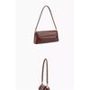Textured Fashion Retro Baguette Underarm Bag Versatile Shoulder Messenger Bag Trendy