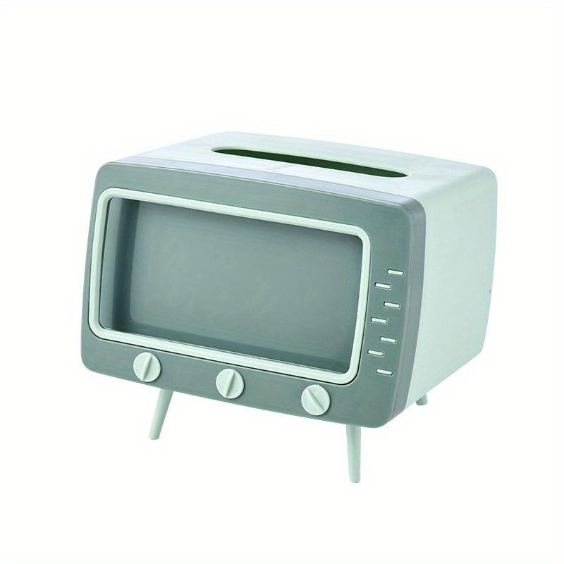 1 Kreativní kreslený TV držák na kapesníky, držák na telefon, dávkovač papíru - Ideální dárek ke Dni otců, Perfektní pro domácnost, dekoraci kancelářského stolu a pokojovou dekoraci