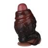 Realistic Cock Sleeve Penis Condom Extender Enlarge Dildo Strap On Toy for Gay Femdom Couples