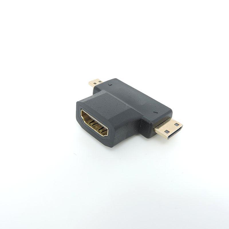 

Совместимый с HDMI Mini Micro Male в совместимый с HDMI Female адаптер-конвертер для кабеля-адаптера HDTV mini and mirco