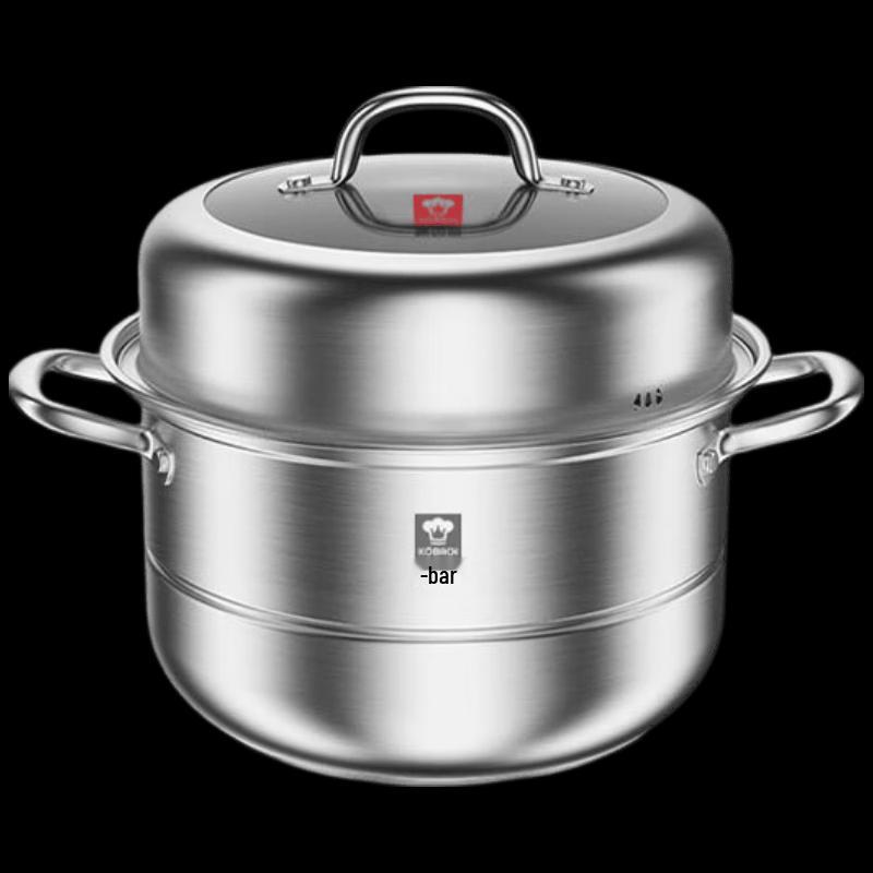 KOBACH 304 Stainless Steel Steamer Pot 26cm