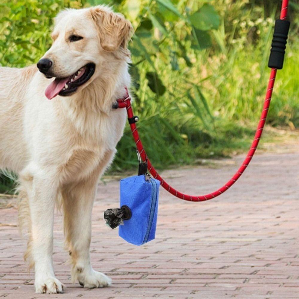 Refillable Dog Poop Bag Leash Attachment Pet Cleaning Tools for Puppy Outdoor Stroll