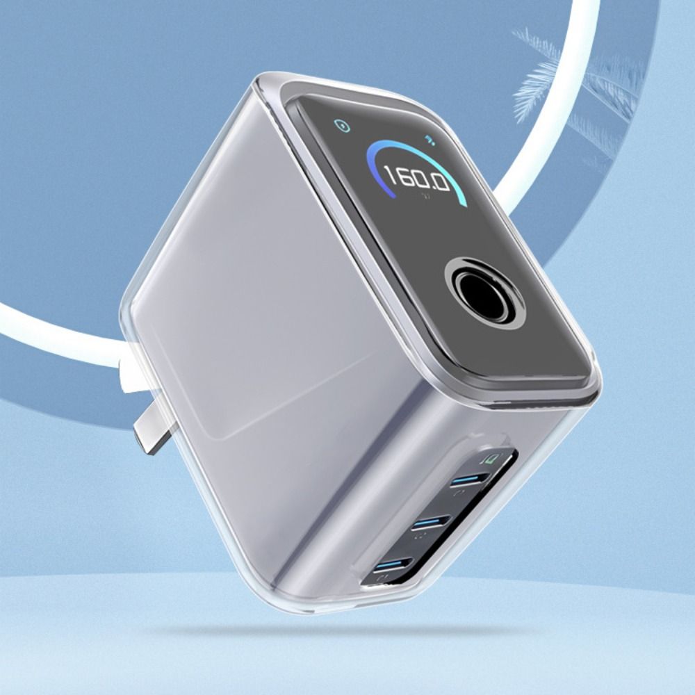 Clear Protective Charger Cover Portable Charger Shell for Anker Prime Charger 160W 3-Port Storage