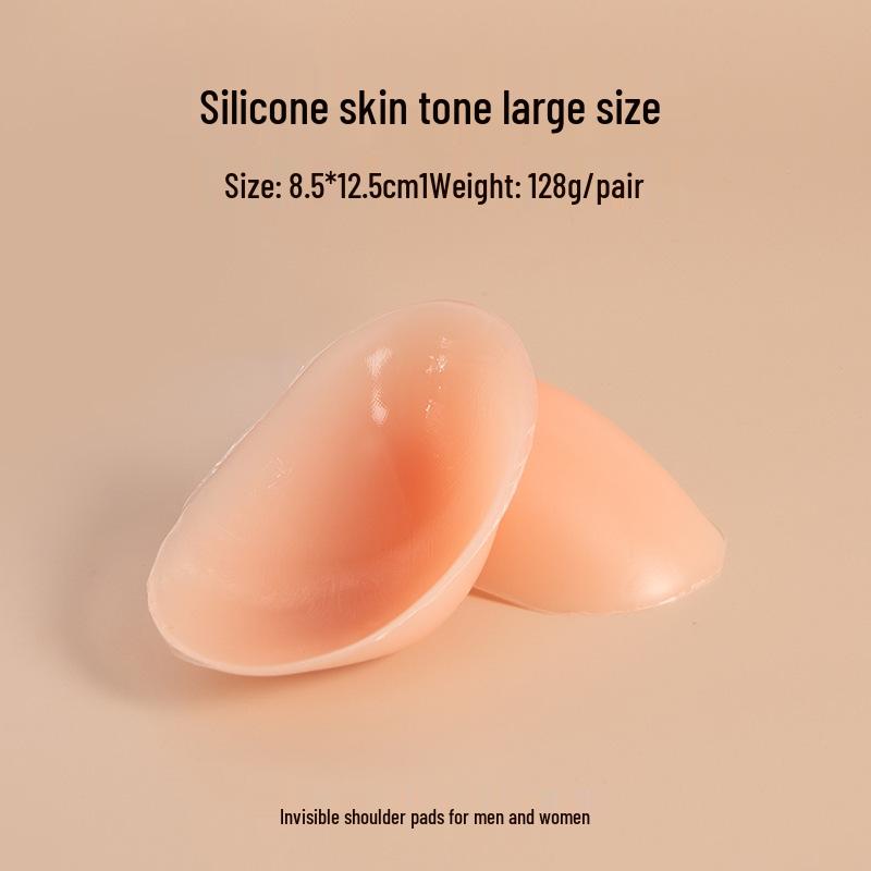 In-Stock Unisex Self-Adhesive Silicone Shoulder Pads – Invisible, Anti-Slip, and Right Angle Design for Narrow Shoulders.