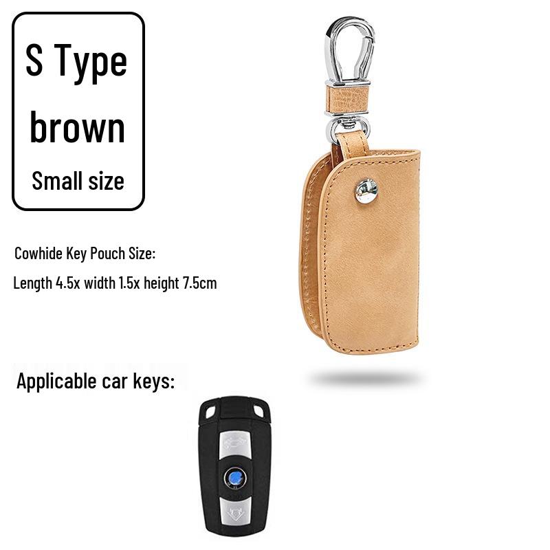 

Top Grain Cowhide BMW Key Case for 3, 5 Series, X1-X5 Models, New & Old Key Shell