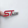3D kovové logo ST Line emblém mřížky odznak kufru auta pro Ford Edge Puma Kuga Mondeo Fiesta Ecosport Focus ST Samolepka Příslušenství