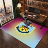 Burnley Football Print Crystal Velvet Rug, Comfortable Water Absorbent Non Slip Indoor Floor Carpet