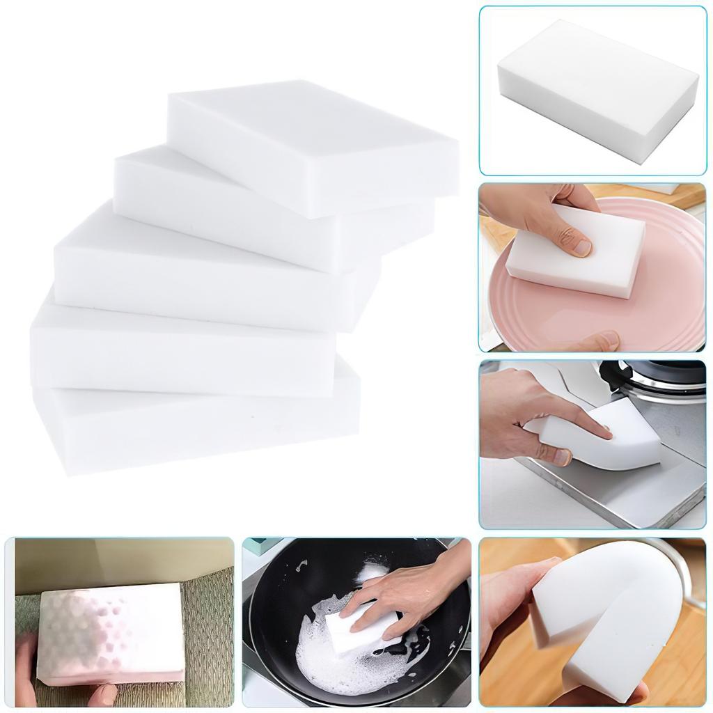 10Pcs Magic Sponge Eraser Melamine Sponge Nano For Car Kitchen Duster Wipes Home Clean Microfiber Dish Cleaning Tool Wholesale