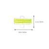 6Pcs Hair Curlers Rollers Plastic See-Through Bang Curlers Small Size Self-Holding Hairstyle Tools for Home Beauty Salon Women
