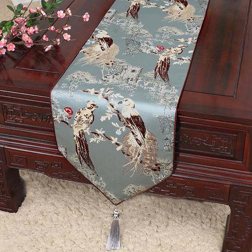 

Новый китайский настольный флаг, современный минималистский кровать-флажок, полотенце, чайная скатерть в китайском стиле, классический стиль, чехол для обувного шкафа, ткань с длинной полосой скатерти 33*150cm