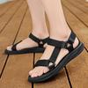 Fashion Sneakers Man Summer Luxury Sandals Flat Bottomed Lightweight Hiking Toe Exposed Breathable Beach Walking Non Slip Casual Sandals
