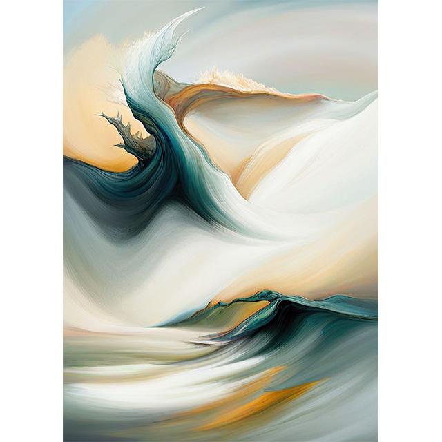 Abstract Art Landscape Colorful Flowers Prints Poster Canvas Painting Modern Wall Art Picture For Living Room Bedroom Home Decor