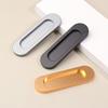 Barn Door Sliding Pull Door Hidden Furniture Hardware Handle Self-Adhesive Bathing Room Glass Door Pulls