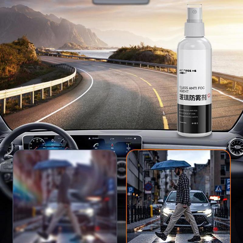 For  RV Windshield Defogger Spray Glasses Defogger For Windshield Car 120ml Automotive Interior Glass Anti-Fog Spray For Mirrors