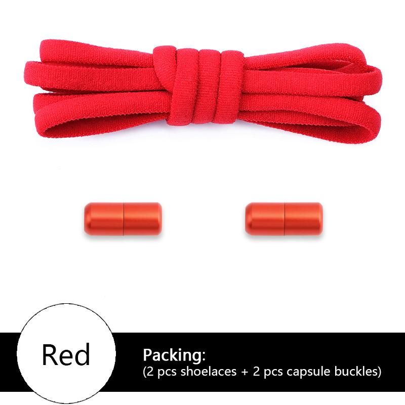 No tie Shoelace for Sports Round Shoelaces without ties Colorful Options Elastic laces Sneakers Kids Adult Shoes Accessories